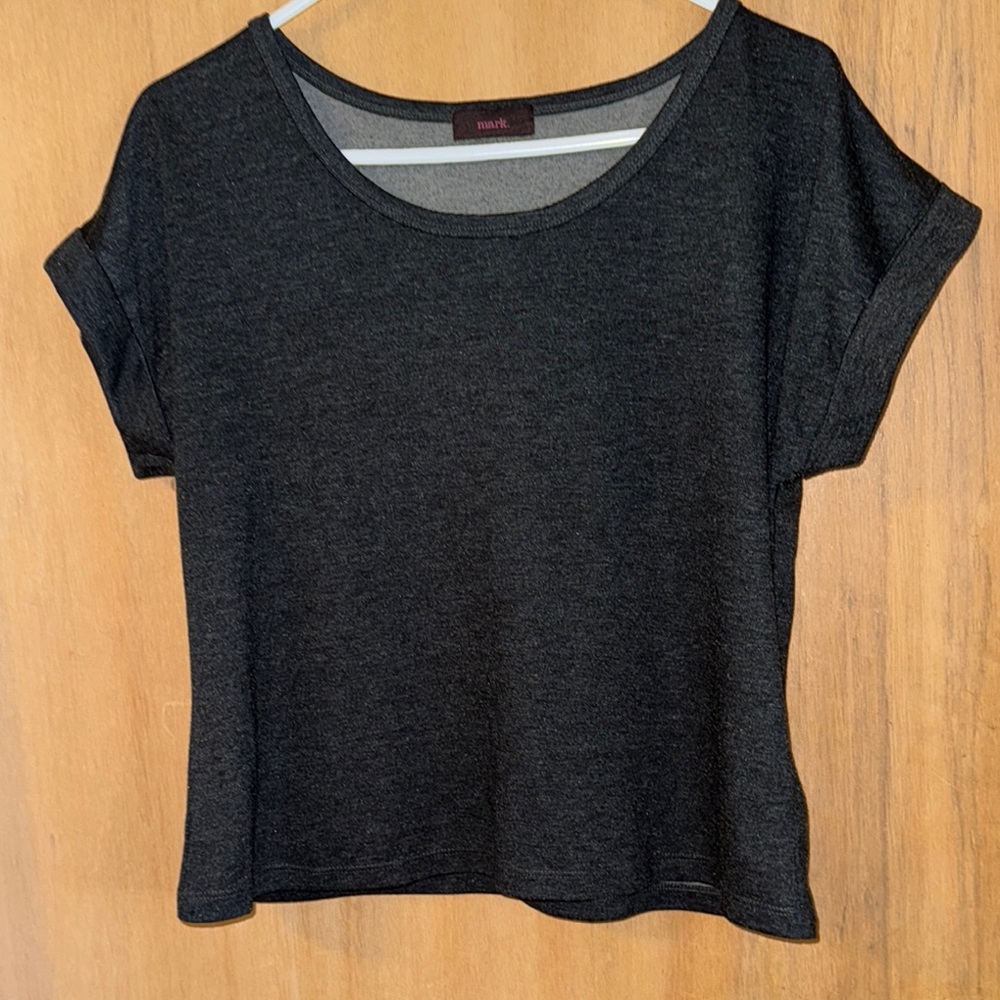 mark. Black Women's Top